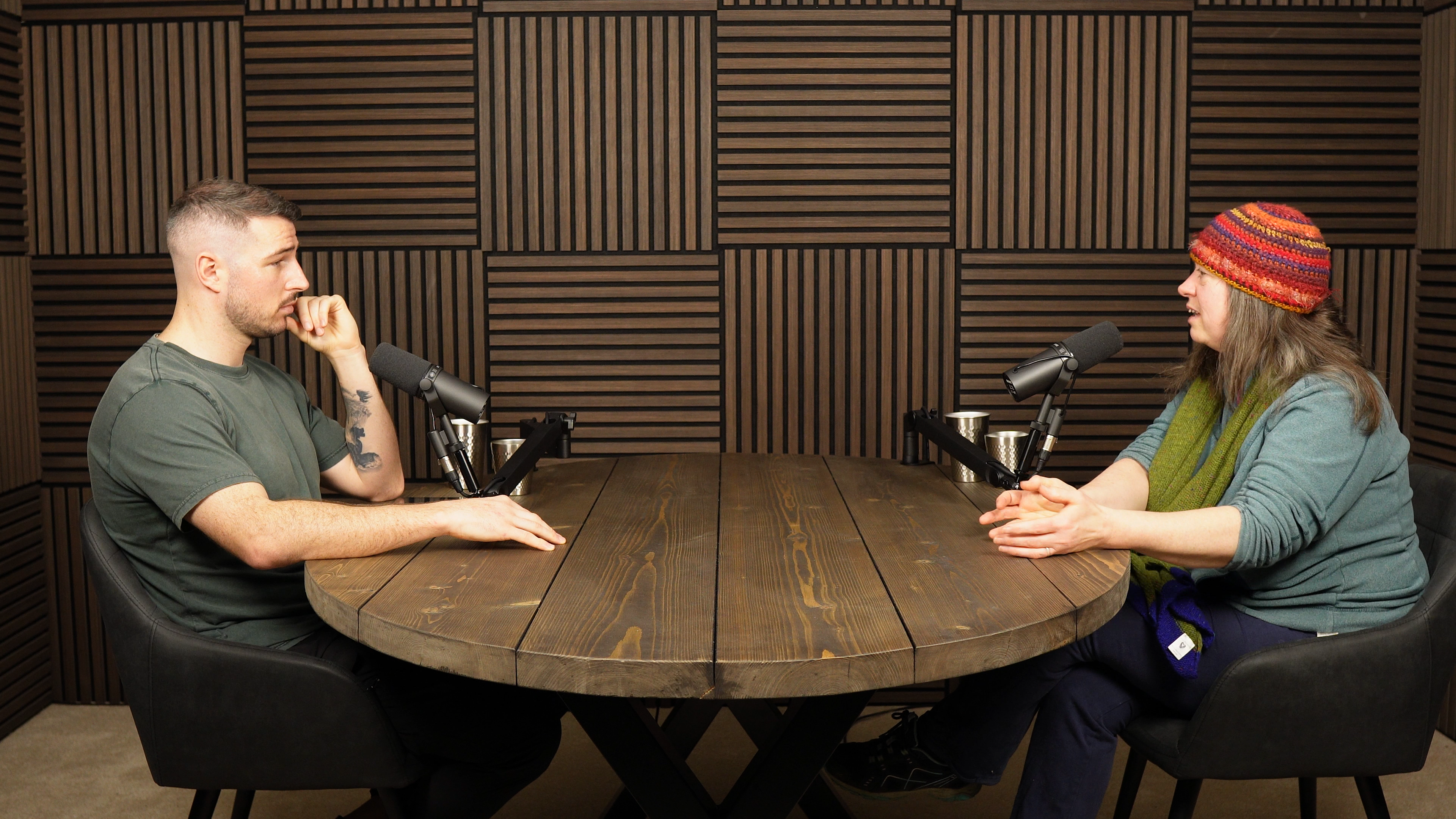 Claire Thompson speaking with Ryan McDaid on the Life and Depth Podcast about foraging, herbalism, soil health, wild plants and nature